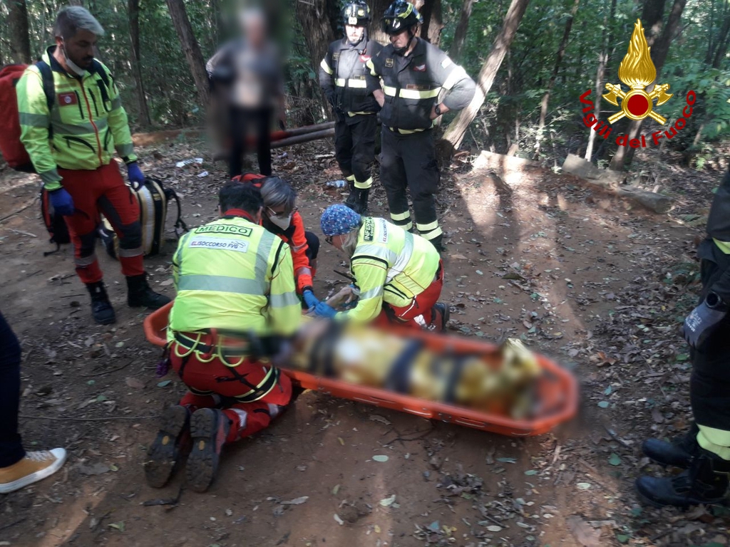 Copertina per Bici contro albero correndo nei boschi, 14enne ferito a Gorizia